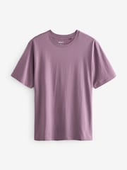 Bleu/Blanc/Vert/Écru/Violet/Gris - Ajustement régulier - Lot de t-shirts Essential 6 coton - Image 12 of 15