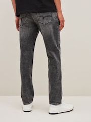 siva - Raven kroj - Vintage Wash denim kavbojke - Slika 3 iz 10