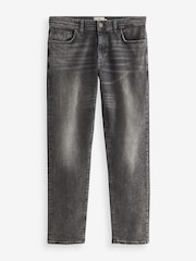 siva - Raven kroj - Vintage Wash denim kavbojke - Slika 6 iz 10