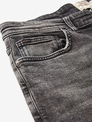siva - Raven kroj - Vintage Wash denim kavbojke - Slika 8 iz 10