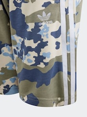 adidas Originals Grey/Blue Camo Shorts - Image 11 of 11