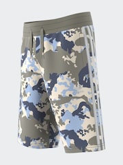 adidas Originals Grey/Blue Camo Shorts - Image 5 of 11