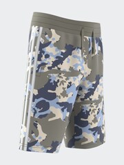 adidas Originals Grey/Blue Camo Shorts - Image 7 of 11