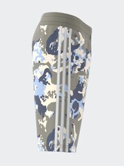 adidas Originals Grey/Blue Camo Shorts - Image 8 of 11