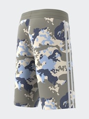 adidas Originals Grey/Blue Camo Shorts - Image 9 of 11