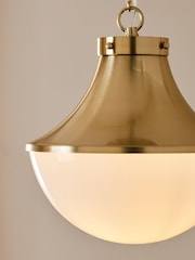 Brass Hardwick Dual Mount Height Adjustable Ceiling Light - Image 3 of 5