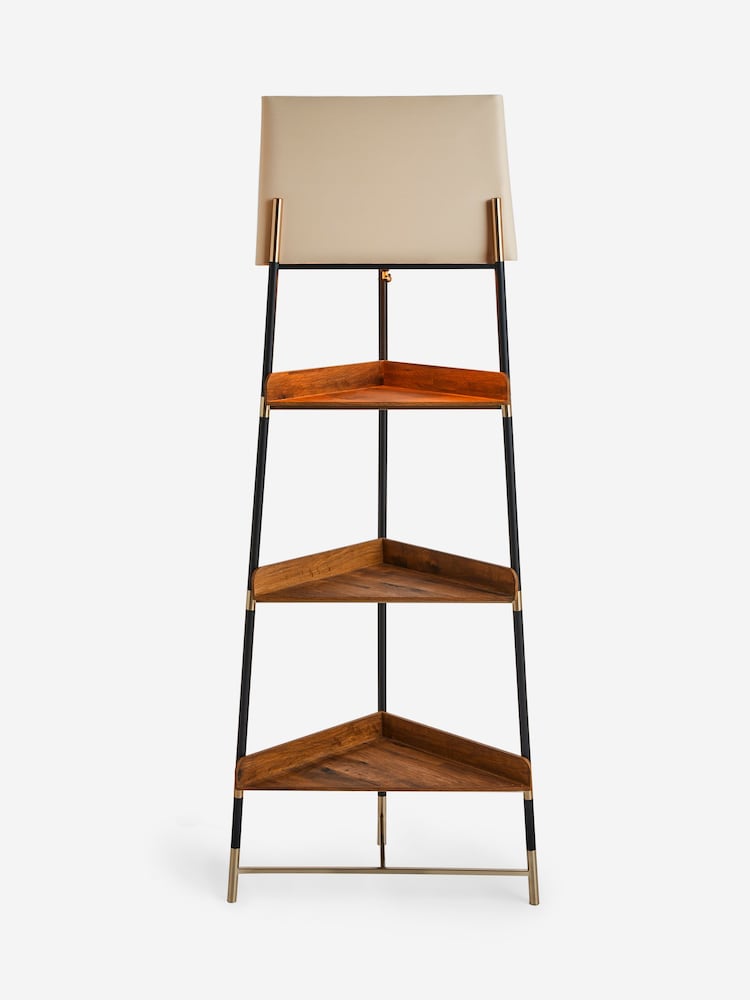 Black Hudson Shelf Floor Lamp - Image 5 of 5