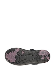 Clarks Black Patent Multi Fit Kids Leather Sea Shimmer Shoes - Image 6 of 10