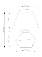 Grey Kineton Small Rechargeable Wireless Table Lamp - Image 4 of 5