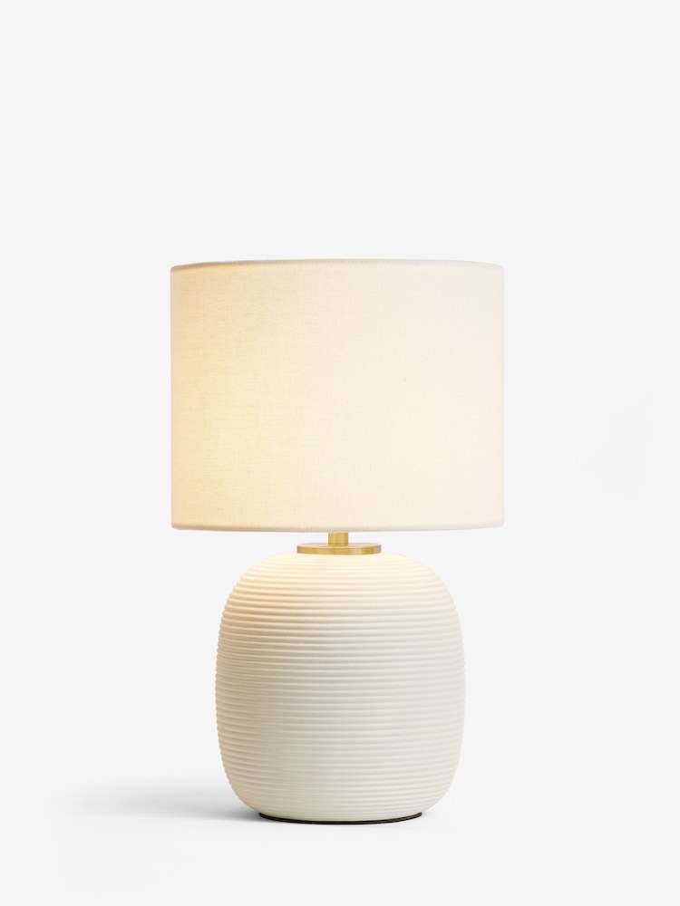 Ivory Hadleigh Rechargeable Touch Wireless Table Lamp - Image 6 of 6