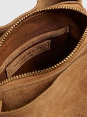 River Island Brown Triple Compartment Tassel Bucket Cross-Body Bag - Image 5 of 6