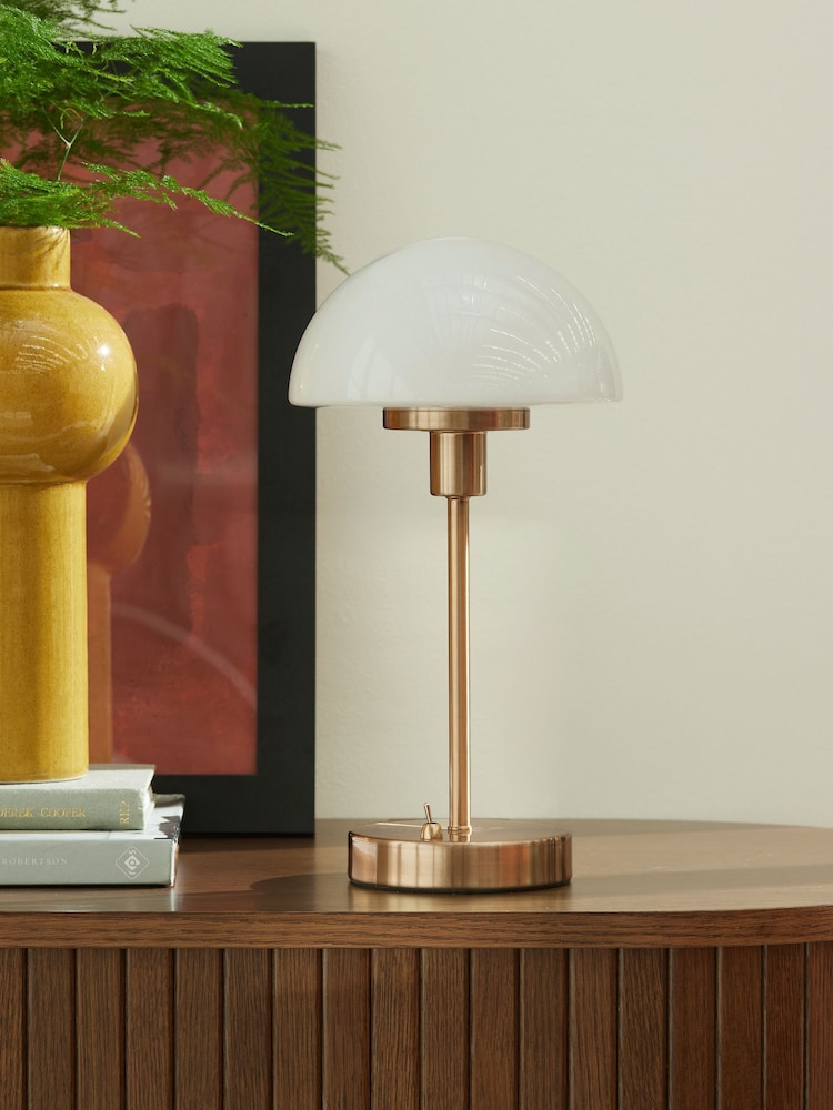 Brass Lambeth Rechargeable Wireless Table Lamp - Image 2 of 5