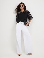River Island カットワークスリーブトップス - 画像 4 / 4