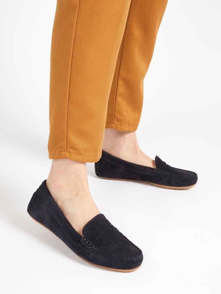 modra - Jones Bootmaker usnjeni mokasini - Slika 1 iz 6
