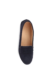 modra - Jones Bootmaker usnjeni mokasini - Slika 5 iz 6