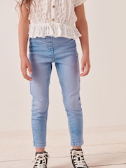 Bright Blue Regular Length Stretch Jeggings (3-16yrs) - Image 3 of 10