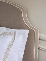 Nina Campbell Clabon Dark Natural Lowndes Upholstered Ottoman Storage Bed Frame - Image 4 of 6