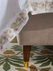 Nina Campbell Clabon Dark Natural Lowndes Upholstered Ottoman Storage Bed Frame - Image 5 of 6