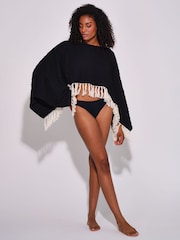South Beach Fringe Poncho Cover-Up - Obrázek 5 z 5