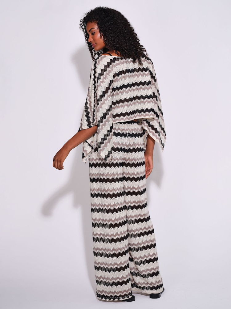South Beach Crochet Wide Leg Trousers - Obrázek 2 z 4