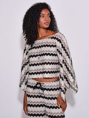 South Beach Crochet Wide Leg Trousers - Obrázek 3 z 4