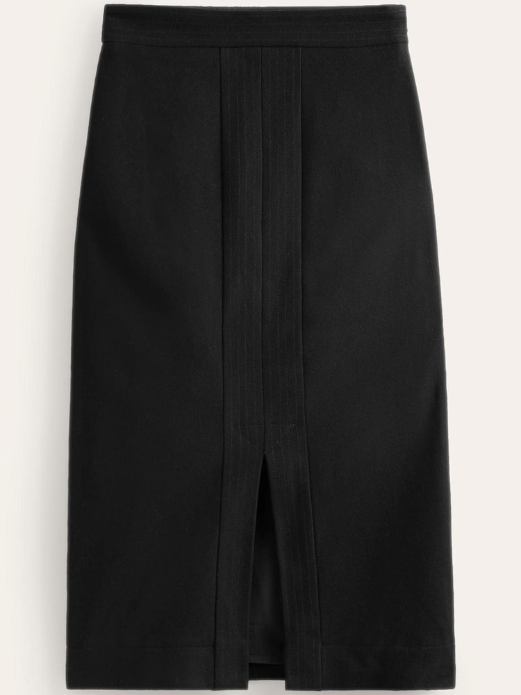 Boden Black Wool Pencil Skirt - Image 5 of 5