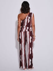 South Beach Striped One Shoulder Top - Bild 2 von 4