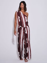 South Beach Striped One Shoulder Top - Bild 4 von 4