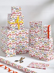 Multi Rainbows 10 Metre Wrapping Paper - Image 1 of 4