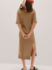 Mango Knitted Dress with Openings - Image 7 of 9
