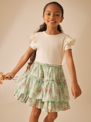 Laura Ashley Ecru and Green Holiday Twofer - Image 1 of 13
