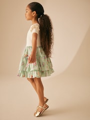 Laura Ashley Ecru and Green Holiday Twofer - Image 2 of 13