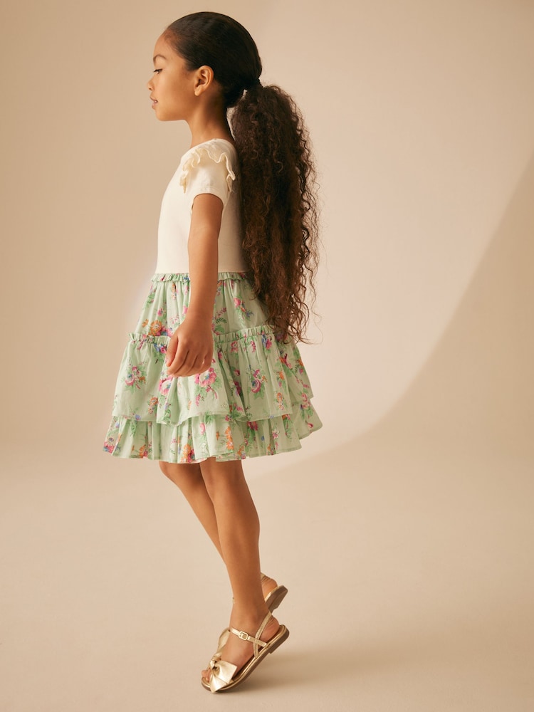 Laura Ashley Ecru and Green Holiday Twofer - Image 2 of 13