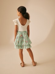 Laura Ashley Ecru and Green Holiday Twofer - Image 4 of 13