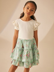 Laura Ashley Ecru and Green Holiday Twofer - Image 5 of 13