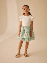 Laura Ashley Ecru and Green Holiday Twofer - Image 9 of 13