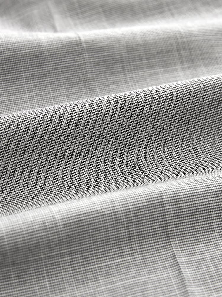 Black/White Check Tailored Check Wide Leg Trousers - Image 7 of 7