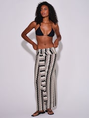 South Beach Crochet Tie Front Maxi Skirt - Obrázek 1 z 4