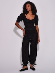 South Beach Black Spot Balloon Trousers - Image 1 of 4