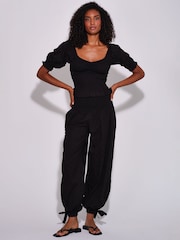 South Beach Black Spot Balloon Trousers - Image 2 of 4
