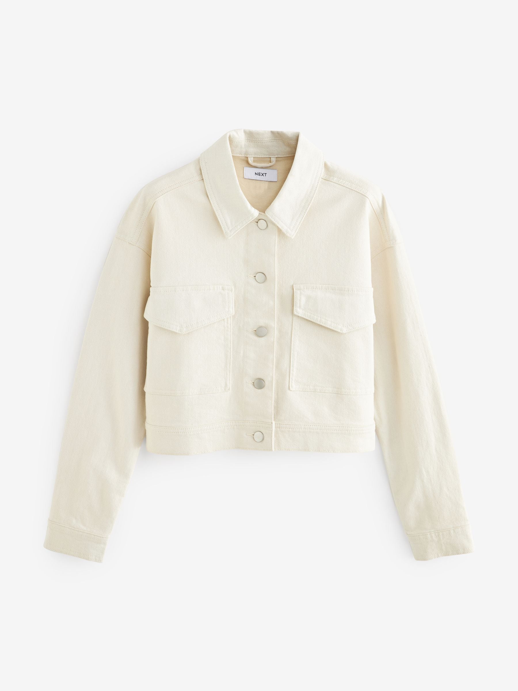 Buy Cream Cotton Utility Jacket from Next USA