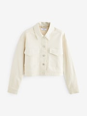 Cream Cotton Utility Jacket - Image 5 of 6