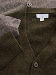 Neutral/Khaki Green Two Pack Relaxed Fit Cosy Cardigan - Image 9 of 10