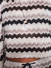 South Beach Crochet Poncho Cover-Up - Obrázek 3 z 4