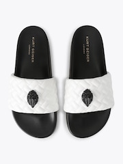 Kurt Geiger London Black Meena Eagle Sandals - Image 3 of 5