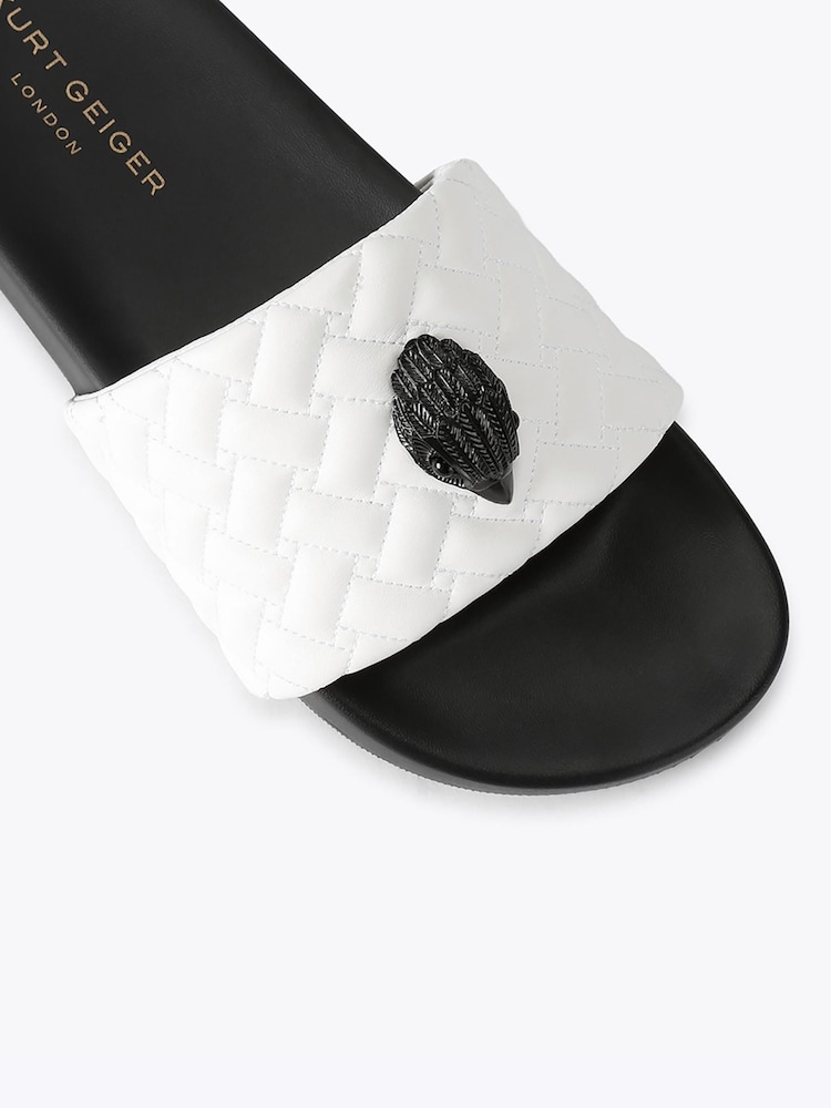 Kurt Geiger London Black Meena Eagle Sandals - Image 5 of 5 Kurt Geiger London Black Meena Eagle Sandals - Image 5 of 5