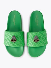 Kurt Geiger London Green Meena Eagle Sandals - Image 3 of 5