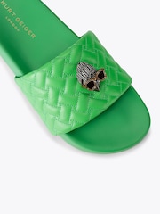 Kurt Geiger London Green Meena Eagle Sandals - Image 5 of 5