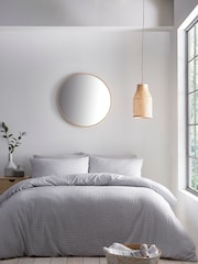 Appletree Grey Altro 100% Cotton Duvet Cover Set - Image 2 of 5