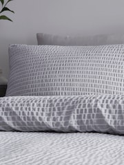 Appletree Grey Altro 100% Cotton Duvet Cover Set - Image 3 of 5
